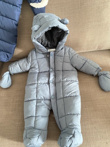 Fred flo baby - grey, snowsuit
