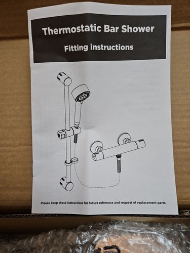 Thermostatic bar shower single - bar,