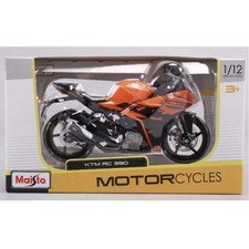 Maisto 1:12 KTM RC 390 Model Orange Diecast Motorcycle Bike Model