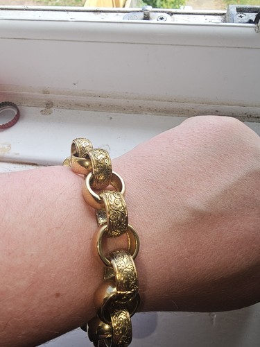 9ct gold dipped - gold, link