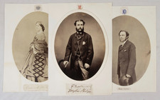 Albumen PORTRAIT triptych