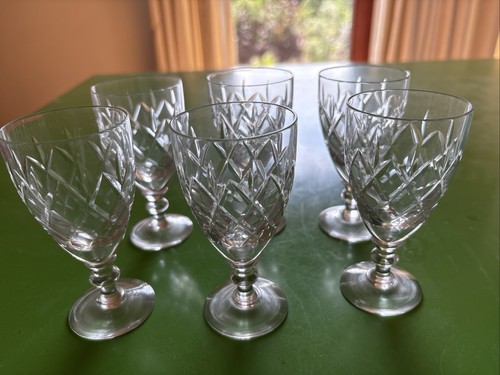 Set cut glass sherry - of, 6