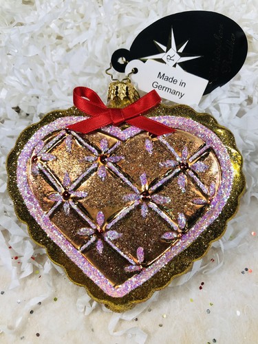 Radko ginger heart ornament - radko,