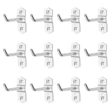 12 Pcs Square Peg Board Hooks