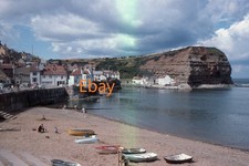 35mm Slide - Boats On Beach