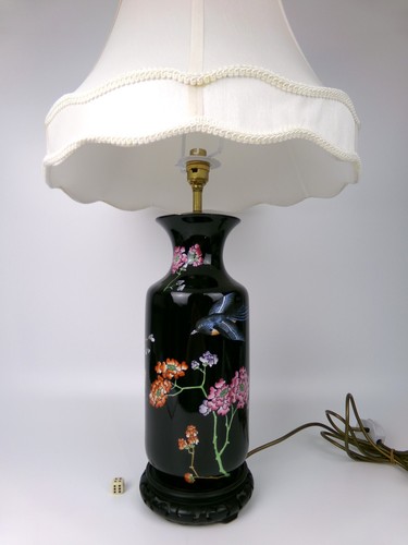 Oriental japanese table lamp - table,