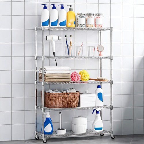 Chrome tier wire shelving - tier,