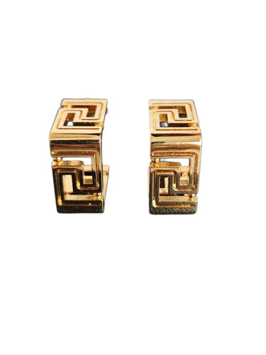 Versace greca square gold - versace, hoop