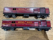 Hornby Dublo Tin W807 Royal Mail Coach Model Train Railway  Bundle x 2 RM T1
