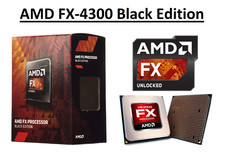 AMD FX-4300 Black Edition Quad Core Processor 3.8GHz, Socket AM3+, 95Watt CPU