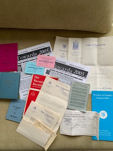Various masonic ephemera - ephemera, &