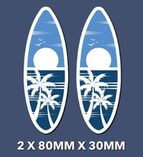 Surfing Sticker Board Surfer