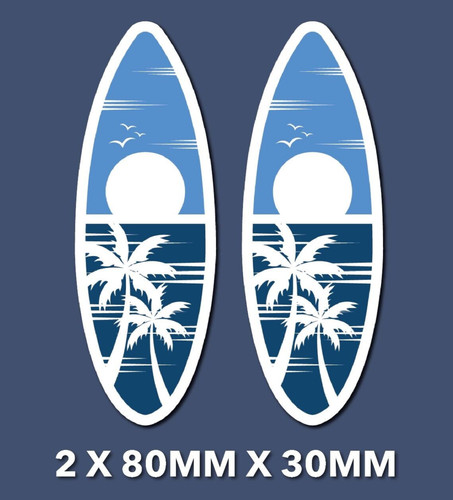 Surfing sticker board - surfing, surfer
