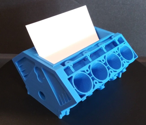 Engine block business card - engine,