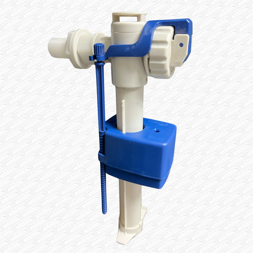 Side entry toilet - side, cistern