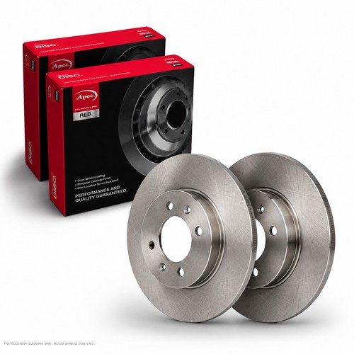 Apec front brake discs - 2x,