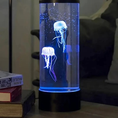 Jellyfish lava lamp aquarium - lamp,
