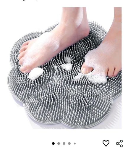 Silicone foot scrub pad - silicone, for