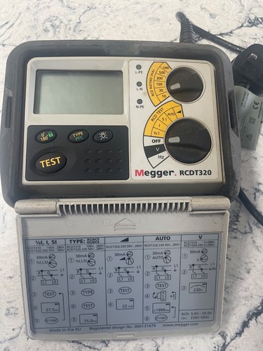 Megger rcdt320 tester - megger,