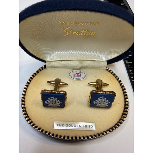Wedgwood stratton cufflinks - by,