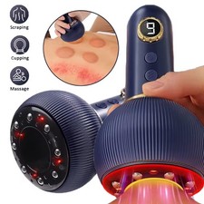 Electric Lymphatic Drainage Machine Meridian Body Massager Brush Microcurrent