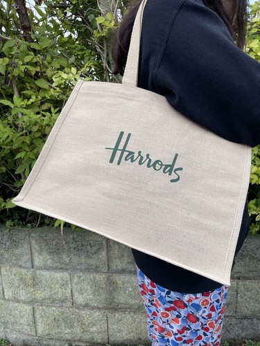 Harrods london jute - harrods, shopper