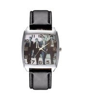 Beatles Black Leather Strap