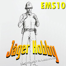 EMS10 – Modern UK Police Officer Scale Model Figure (Custodian Helmet, Vest, Equ