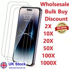 Wholesale Tempered Glass Screen Protector For iPhone 16 15 14 13 12 PRO MAX PLUS