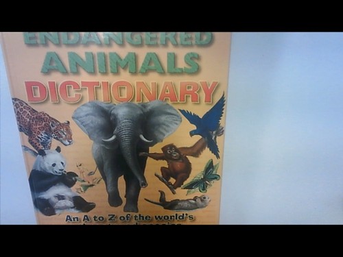 Endangered animals dictionary - endangered,
