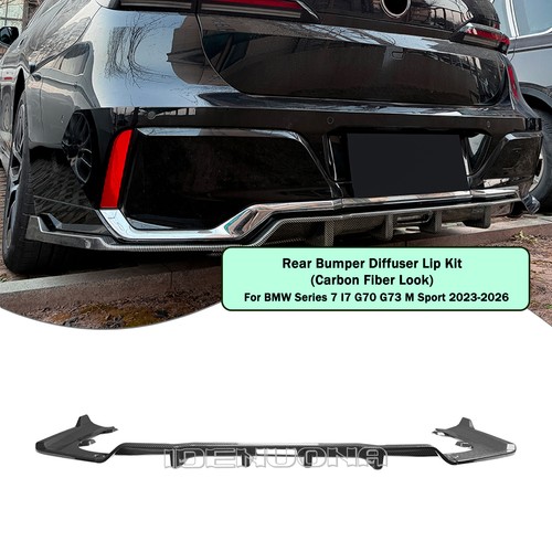 Rear bumper diffuser - lip, for
