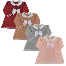 Baby Girl DRESS Knitted Bow