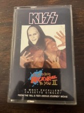 Kiss Tape Cassette Bill & Teds Bogus Journey Soundtrack 1991 Warner Brothers VTG