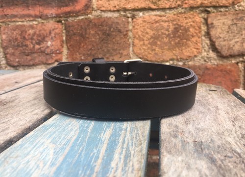 Real leather plain double - real,