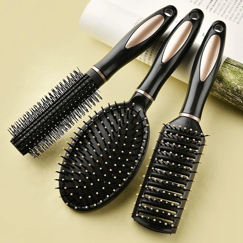 Round boar bristle hair - round, brush