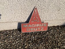 Magirus Deutz ,truck /Fire engine plate badge ,Genuine
