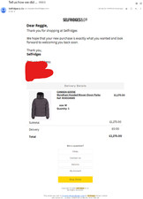 Canada Goose Wyndham Parka Puffer Jacket/Coat - Grey Red Parka Badge Size Medium