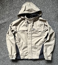 Gill Breathable Sailing Jacket Mens Size Small Beige Black Full Zip Waterproof