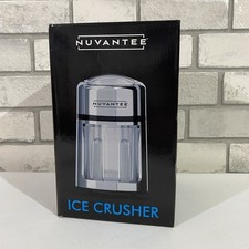 Ice Crusher Nuvantee Manual Hand Crank Crushers Stainless Steel Blades New