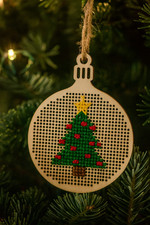 Pack of 5 Wooden Cross Stitch