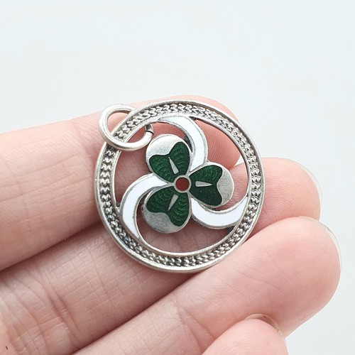 Antique sterling silver clover - sterling,