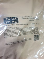 British Army Issue Ration Pack