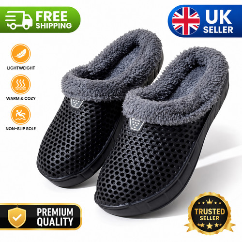 Men women warm slippers - women's,