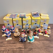 Vintage Eggbert & Friends Resin Figurines x11 by Malcolm Bowmer Collection