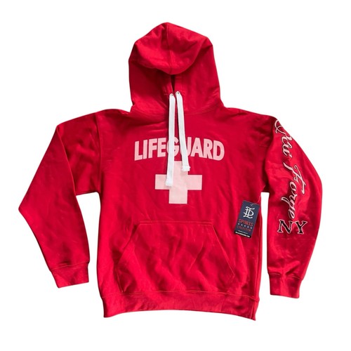 Lifeguard red hoodie hooded - hoodie,