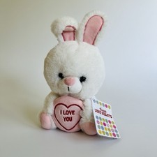 Swizzels Love Hearts Plush Posh Paws Betty The Bunny White Rabbit Soft Toy 7”
