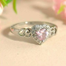 Heart Cut Pink Sapphire