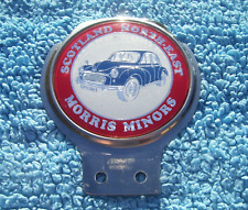 VINTAGE 1990s SCOTLAND & NORTH~EAST MORRIS MINOR OWNERS CLUB CAR BADGE~1000MOGGY