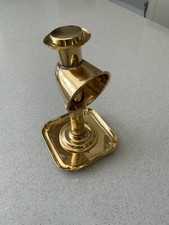 Victorian student/lacemakers spring-loaded candle lamp with reflective hood.