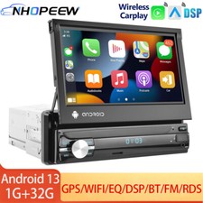 7" Single 1Din Flip Out Car